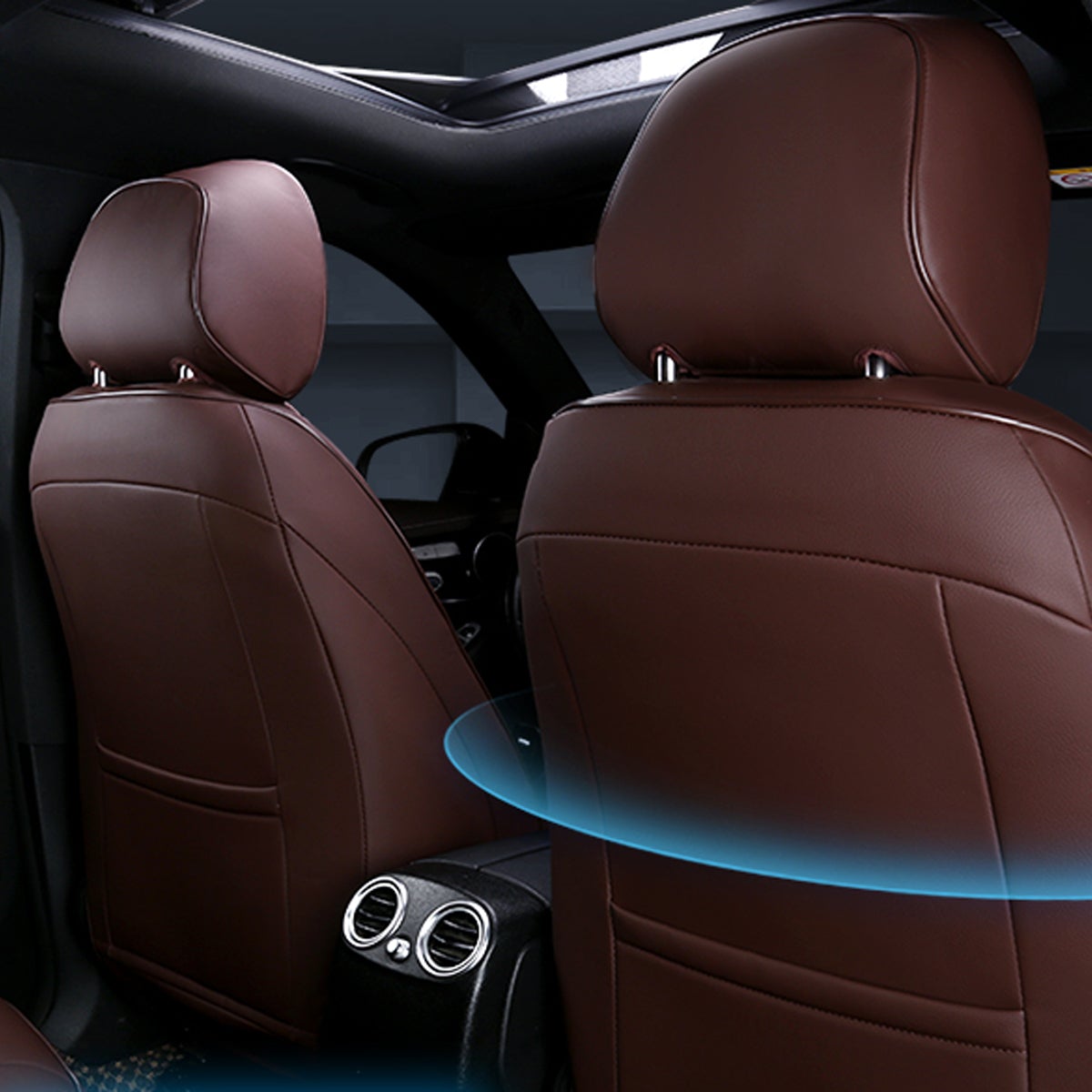 AUDIアウディ 車種専用設計 シートカバー JUSTFIT保証 13色 防水防汚 全席セット 専用シートカバー - 防水5層構造 | iCarCompanion