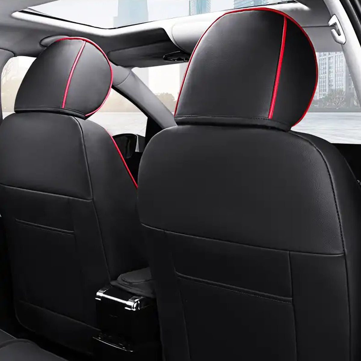 フォルクスワーゲン ポロ専用 高級シートカバー 防水 おしゃれ カスタムロゴ  全席セット 専用シートカバー - 防水5層構造 | iCarCompanion