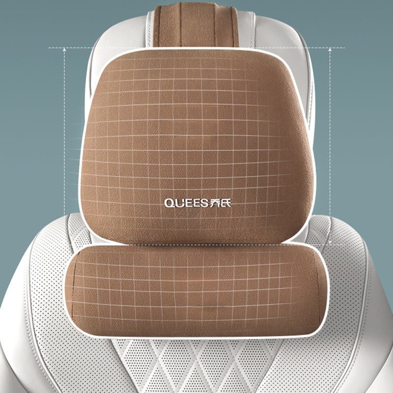 車用クッション ランバーサポート ネックパッド メモリーフォーム 疲労回復 専用シートクッション | iCarCompanion