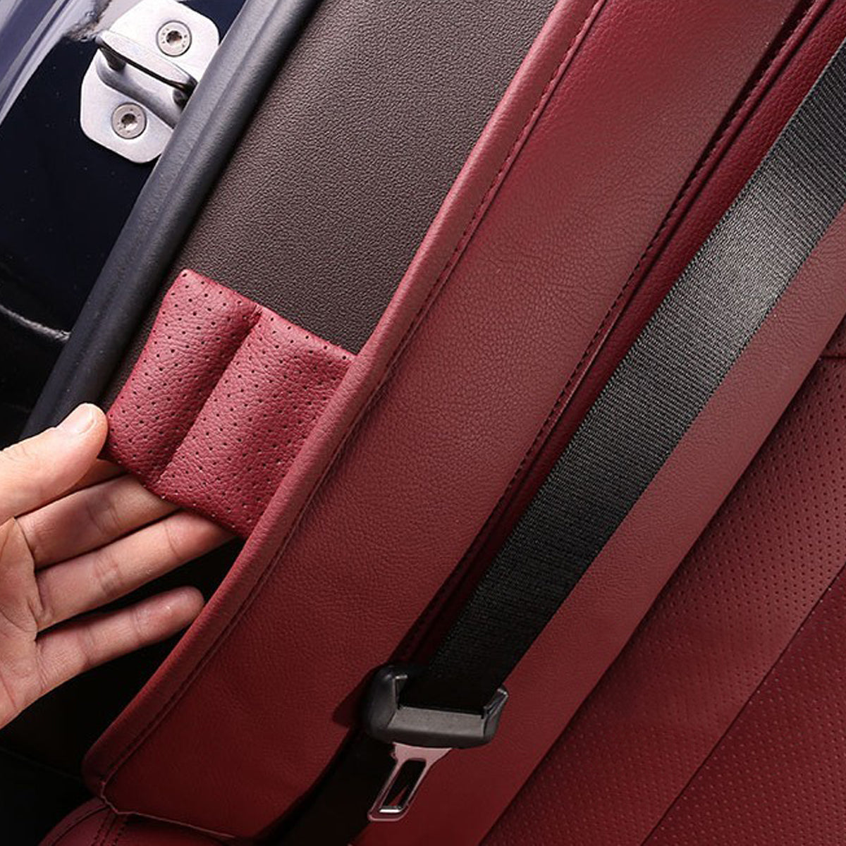 BMW専用 高級シートカバー  ロゴ入り レザー製 純正シート対応 オーダーメイド 全席 専用シートカバー - 防水5層構造 | iCarCompanion