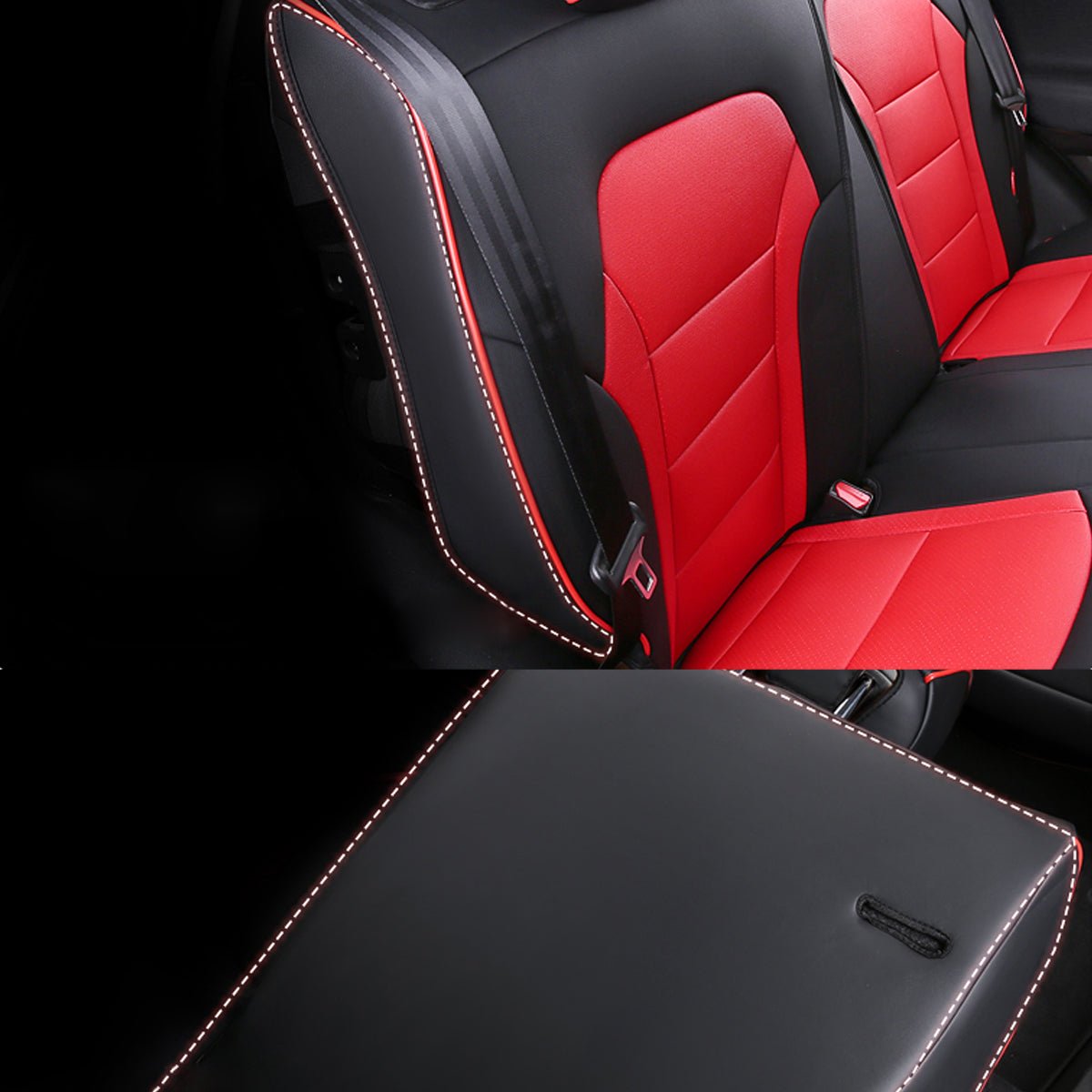 高級レザー シートカバー スポーツ感 6色 防水 オーダーメイド 耐久性 軽/普自動車 SUV 専用シートカバー - 防水5層構造 | iCarCompanion