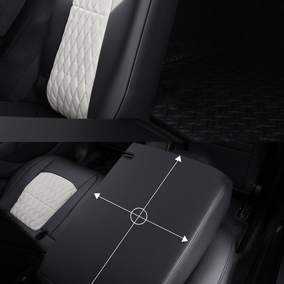 テスラModel X専用  高級シートカバー 防水レザー JUSTFIT保証 全席セット おすすめ 専用シートカバー - 防水5層構造 | iCarCompanion