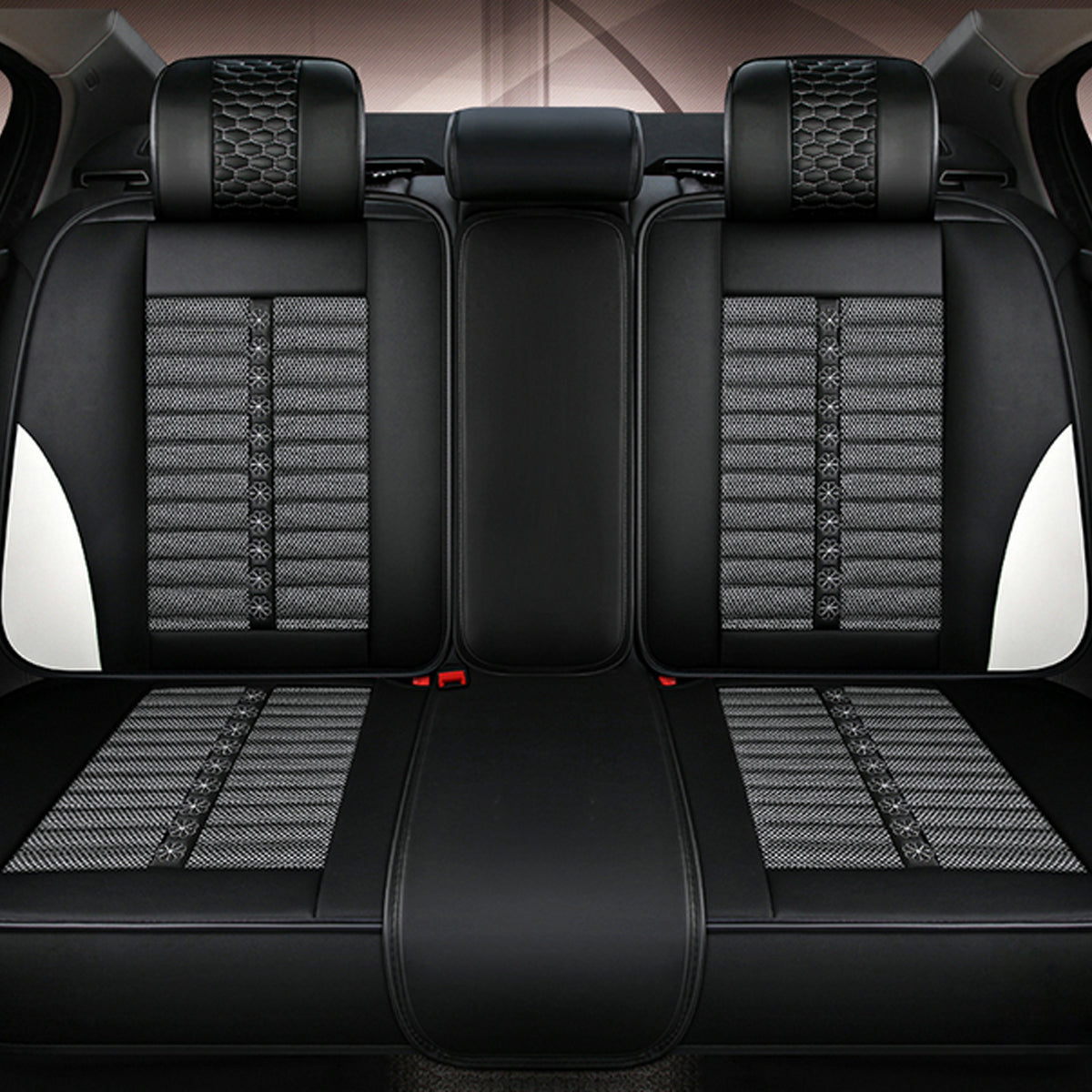 リネン製 汎用シートカバー フィット感抜群 4色 通気防水 耐摩耗性 軽/普自動車 SUV 専用シートカバー - 防水5層構造 | iCarCompanion