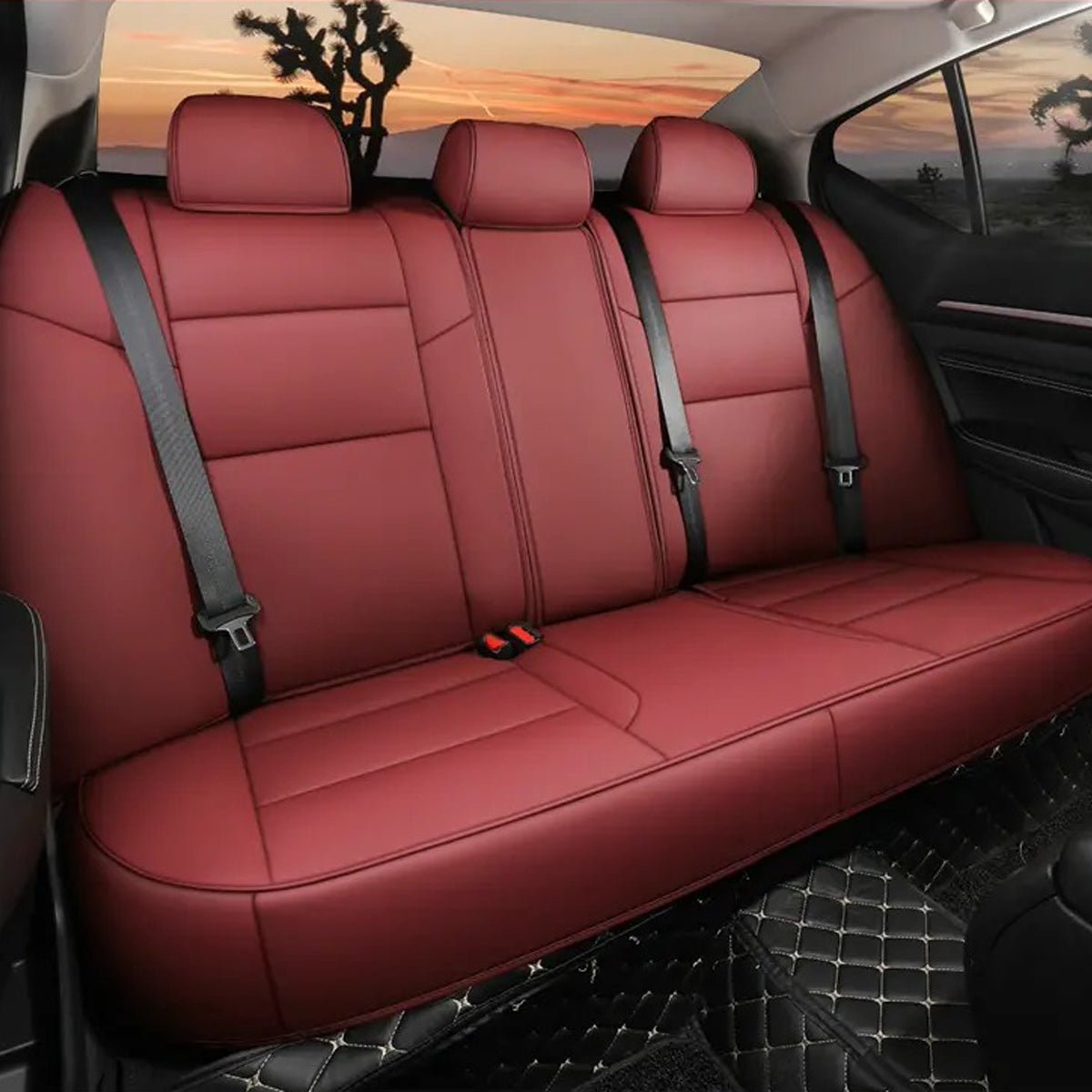 日産 ティアナ専用 耐久性抜群 高級シートカバー 通気防水 4色 カスタムロゴ 全席セット 専用シートカバー - 防水5層構造 | iCarCompanion