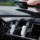 スマホホルダー 車 重力式自動開閉 角度調整 貼り付けタイプ 片手操作 多機種対応
