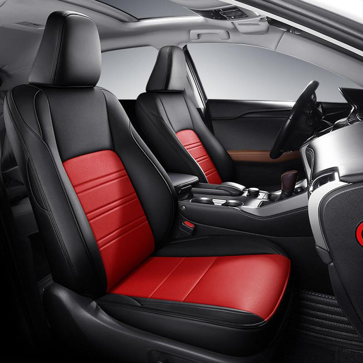 シートカバー JUSTFIT保証 オーダーメイド 12色レザー 防水 軽/普自動車 SUV 専用シートカバー - 防水5層構造 | iCarCompanion