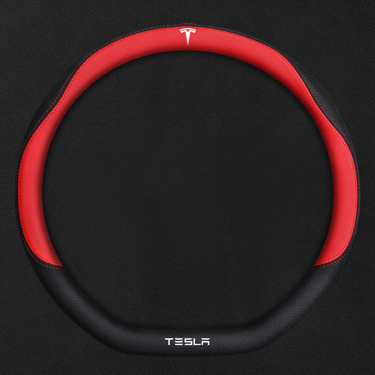 TESLAテスラ model3/Y/X/S 高級レザー スエード ハンドルカバー おしゃれ O型 D型 36CM 専用ハンドルカバー | iCarCompanion