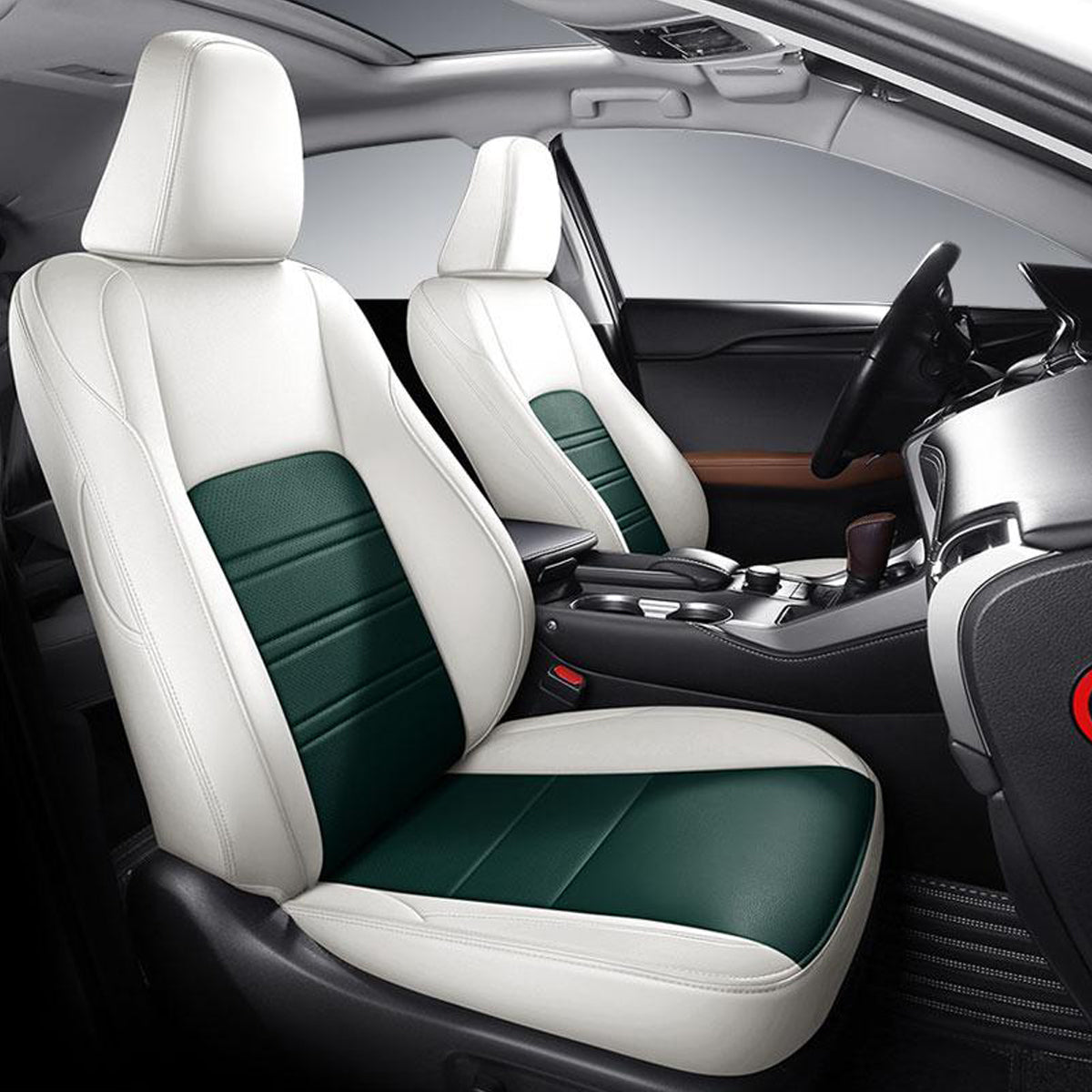 シートカバー JUSTFIT保証 オーダーメイド 12色レザー 防水 軽/普自動車 SUV 専用シートカバー - 防水5層構造 | iCarCompanion