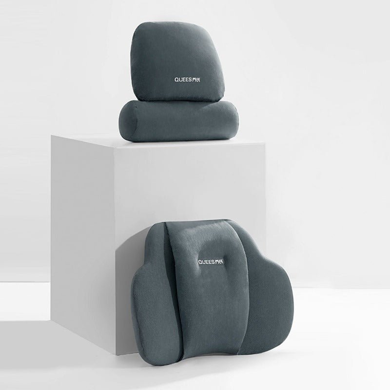 車用クッション ランバーサポート ネックパッド メモリーフォーム 疲労回復 専用シートクッション | iCarCompanion