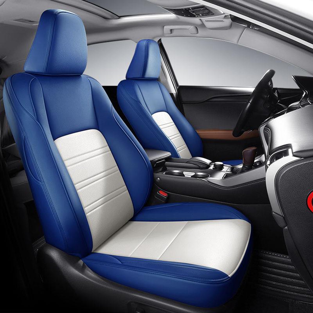 シートカバー JUSTFIT保証 オーダーメイド 12色レザー 防水 軽/普自動車 SUV 専用シートカバー - 防水5層構造 | iCarCompanion