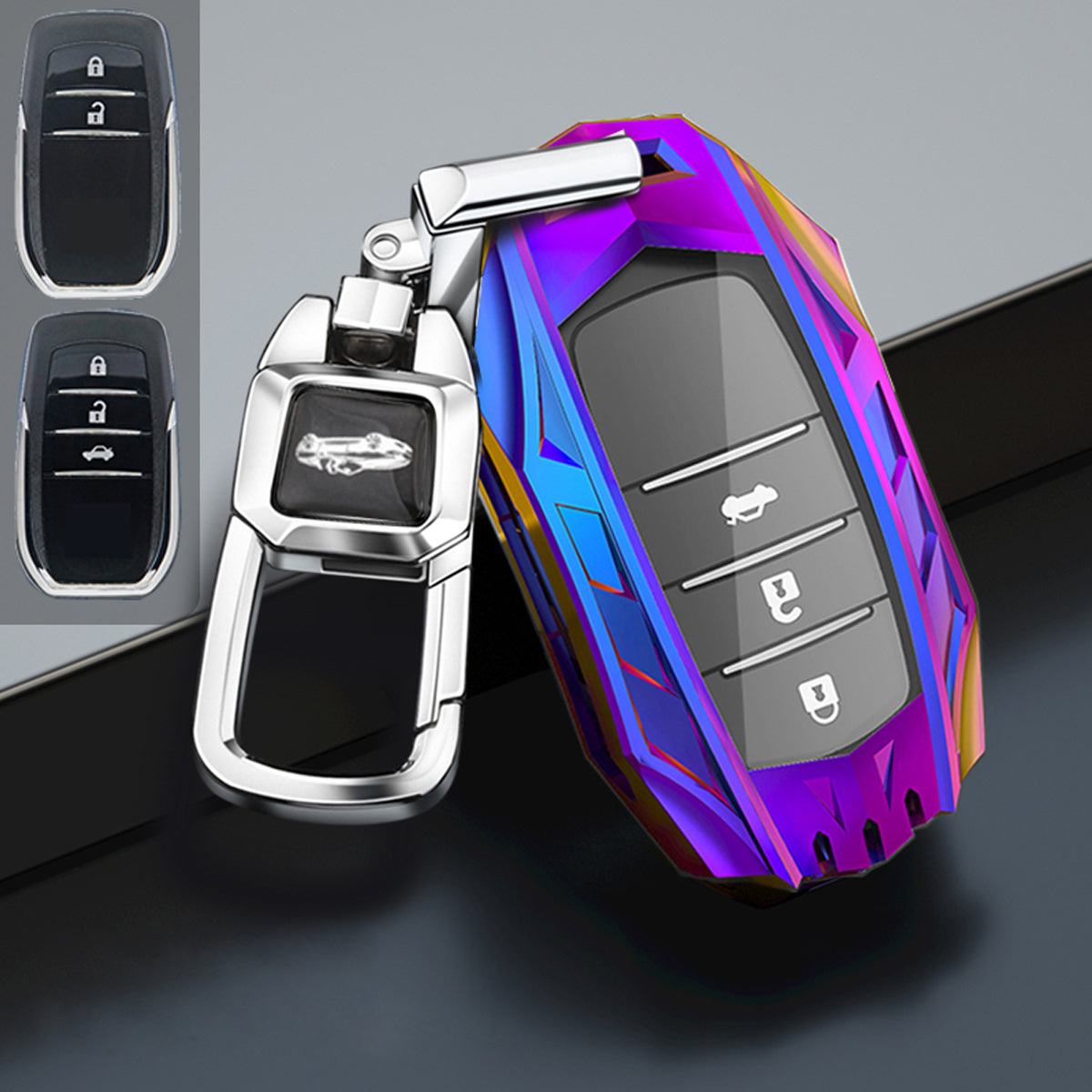TOYOTA トヨタ車用 スマートキーケース キーカバー 質が軽い 高級金属 メカ感 かっこいい 防塵 防水の商品画像 16