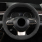 LEXUS レクサス Alcantara 本革 スエード ハンドルカバー 編み込み式 オーダーメイド 専用ハンドルカバー | iCarCompanion