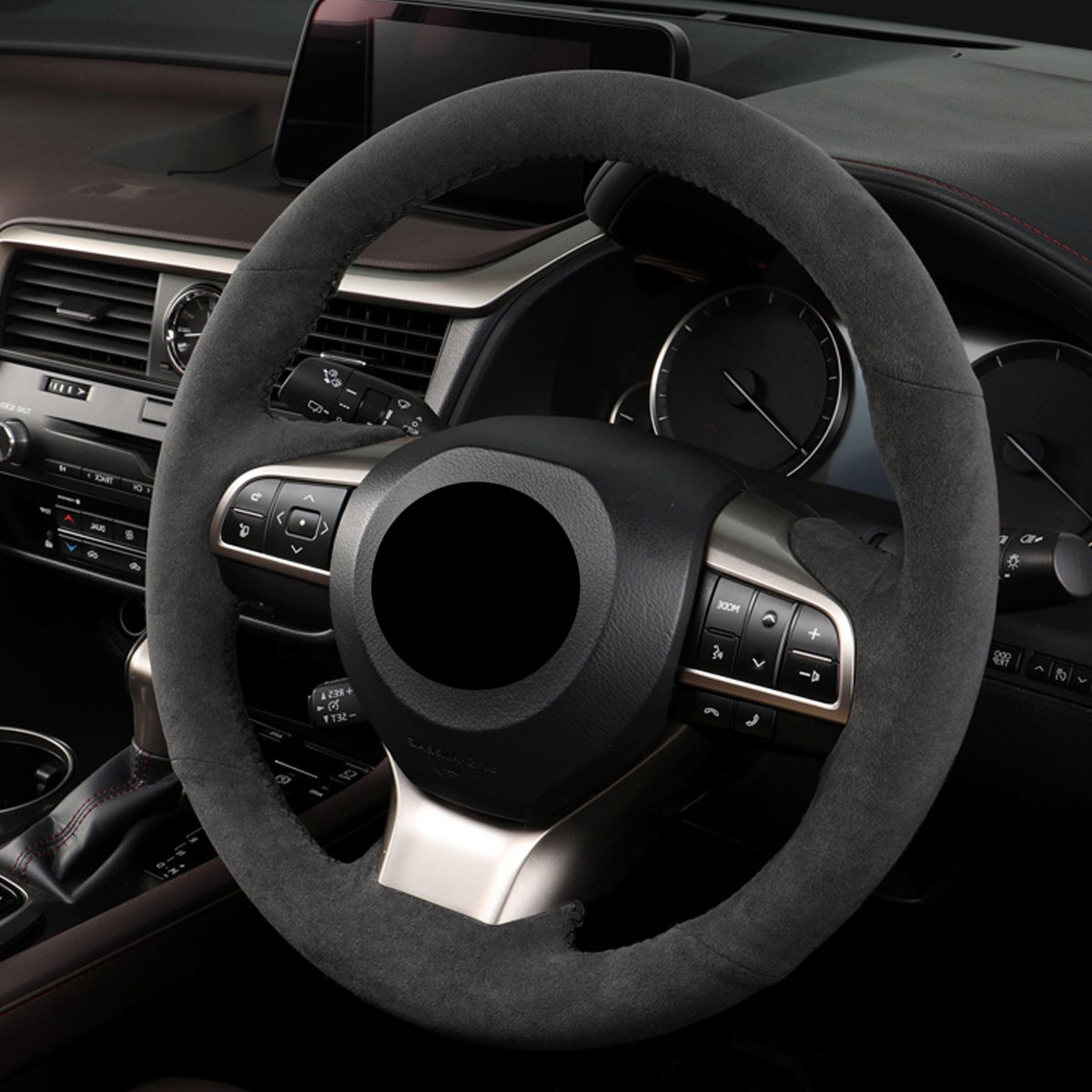 LEXUS レクサス Alcantara 本革 スエード ハンドルカバー 編み込み式 オーダーメイド 専用ハンドルカバー | iCarCompanion