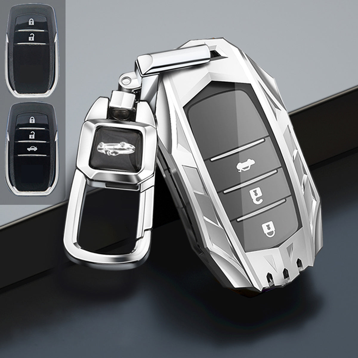 TOYOTA トヨタ車用 スマートキーケース キーカバー 質が軽い 高級金属 メカ感 かっこいい 防塵 防水の商品画像 12
