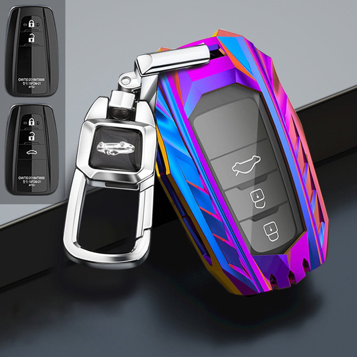 TOYOTA トヨタ車用 スマートキーケース キーカバー 質が軽い 高級金属 メカ感 かっこいい 防塵 防水の商品画像 34