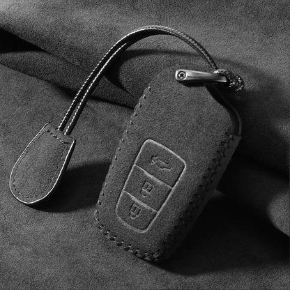 TOYOTAトヨタ車用 キーケース キーカバー ALCANTARA スエード素材 高級感 鍵を保護 汚れ&滑り＆傷防止