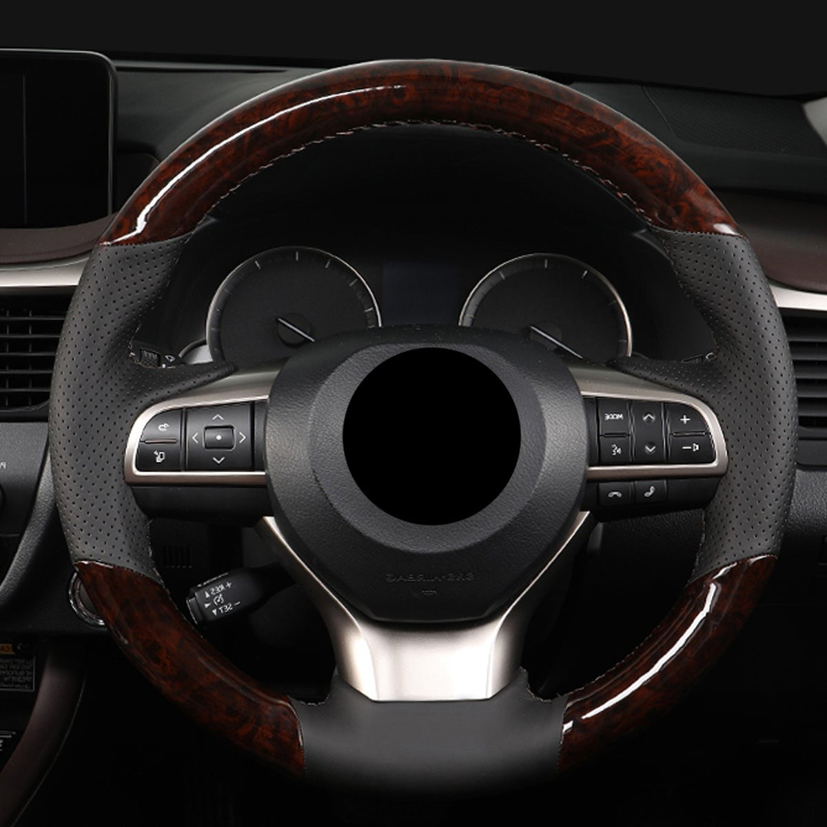 LEXUS レクサス Alcantara 本革 スエード ハンドルカバー 編み込み式 オーダーメイド 専用ハンドルカバー | iCarCompanion