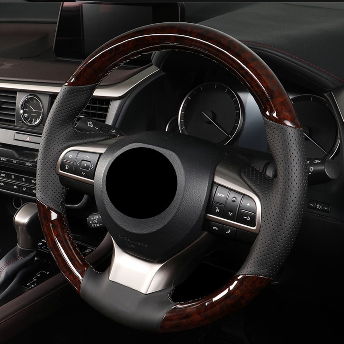 LEXUS レクサス Alcantara 本革 スエード ハンドルカバー 編み込み式 オーダーメイド 専用ハンドルカバー | iCarCompanion