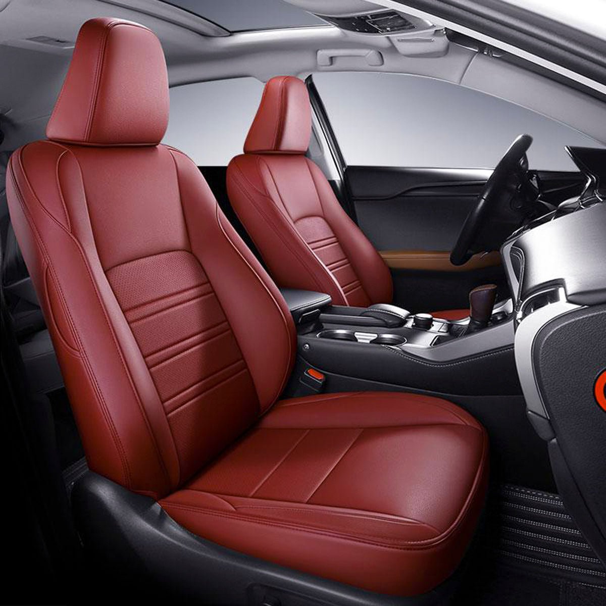 シートカバー JUSTFIT保証 オーダーメイド 12色レザー 防水 軽/普自動車 SUV 専用シートカバー - 防水5層構造 | iCarCompanion
