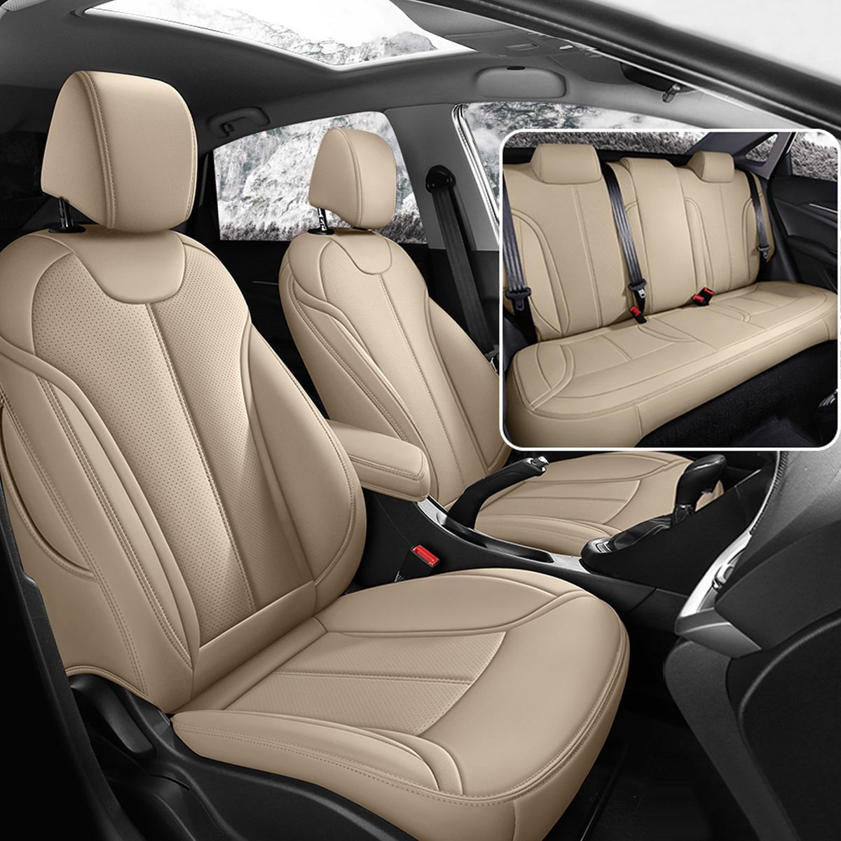 高級シートカバー 防汚防水 優れた耐久性 オーダーメイド  オシャレ 軽/普自動車  SUV 専用シートカバー - 防水5層構造 | iCarCompanion