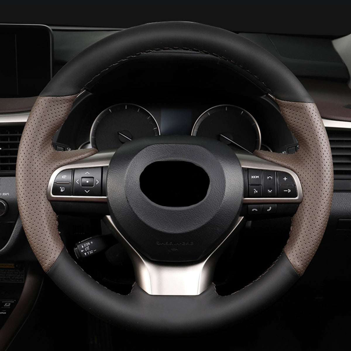 LEXUS レクサス Alcantara 本革 スエード ハンドルカバー 編み込み式 オーダーメイド 専用ハンドルカバー | iCarCompanion