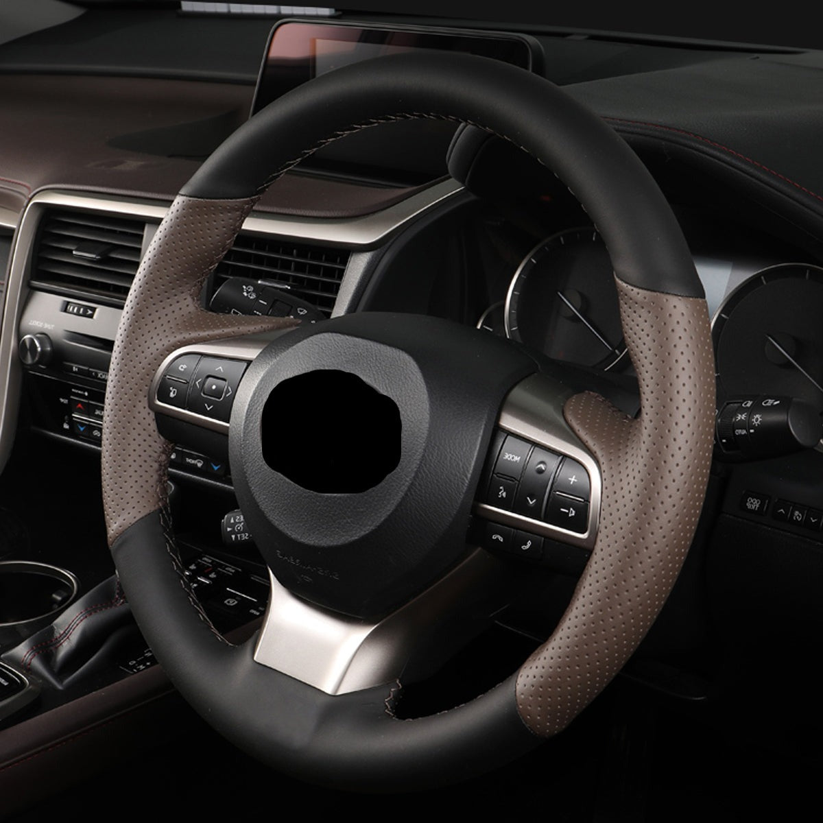 LEXUS レクサス Alcantara 本革 スエード ハンドルカバー 編み込み式 オーダーメイド 専用ハンドルカバー | iCarCompanion