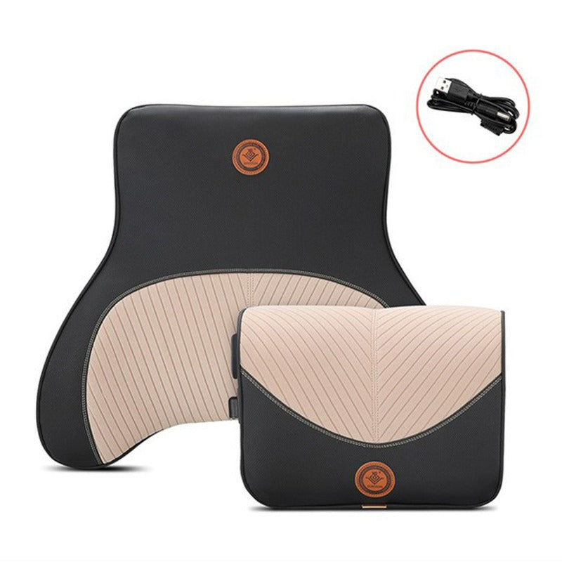 ヘッドレスト 腰枕 オフィス 椅子 車用 腰サポート クッション 取付バンド 専用シートクッション | iCarCompanion