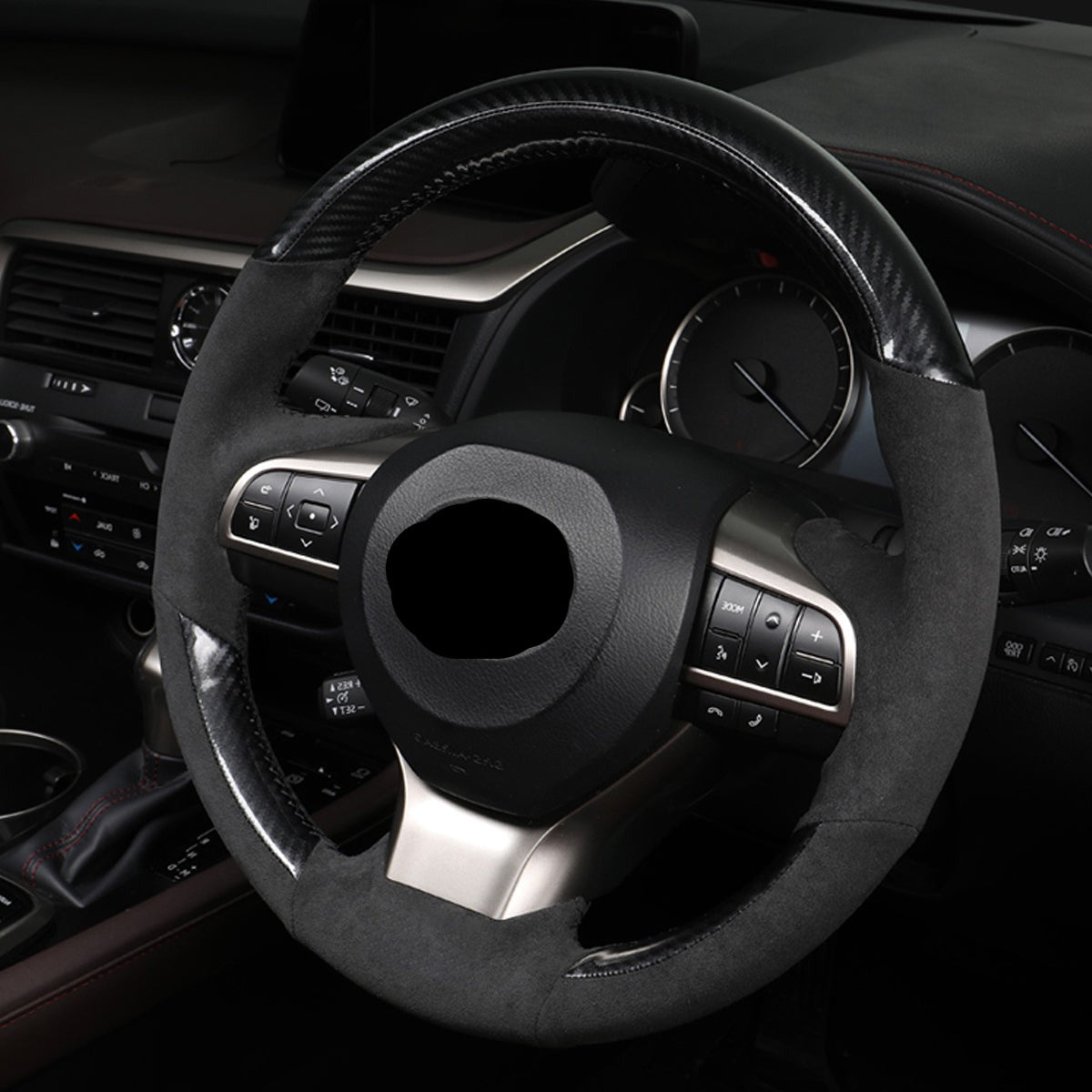 LEXUS レクサス Alcantara 本革 スエード ハンドルカバー 編み込み式 オーダーメイド 専用ハンドルカバー | iCarCompanion