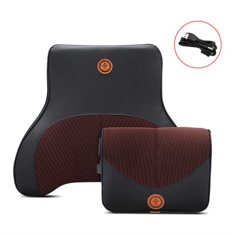 ヘッドレスト 腰枕 オフィス 椅子 車用 腰サポート クッション 取付バンド 専用シートクッション | iCarCompanion