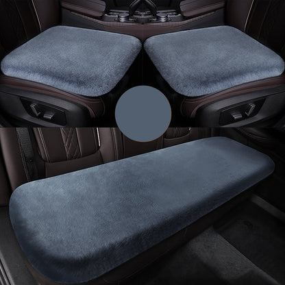 シートクッション かわいい 高級感　防寒対策 もふもふ ウサギ 暖かい 車用 冬保温 専用シートクッション | iCarCompanion