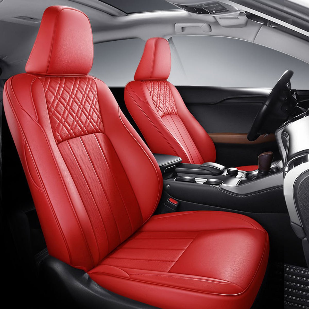 高級シートカバー オーダーメイド 6色レザー スポーツ感 耐摩耗性 軽/普自動車 SUV 専用シートカバー - 防水5層構造 | iCarCompanion