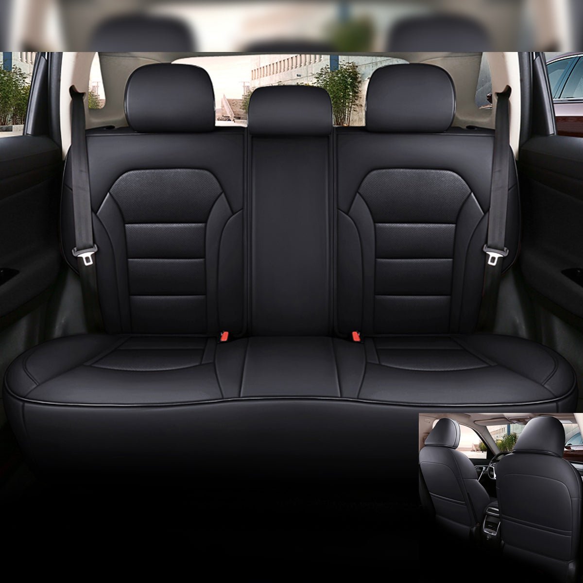 高級レザー シートカバー スポーツ感 6色 防水 オーダーメイド 耐久性 軽/普自動車 SUV 専用シートカバー - 防水5層構造 | iCarCompanion