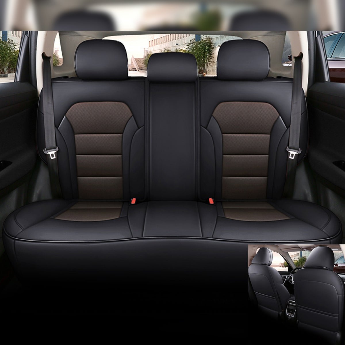 高級レザー シートカバー スポーツ感 6色 防水 オーダーメイド 耐久性 軽/普自動車 SUV 専用シートカバー - 防水5層構造 | iCarCompanion