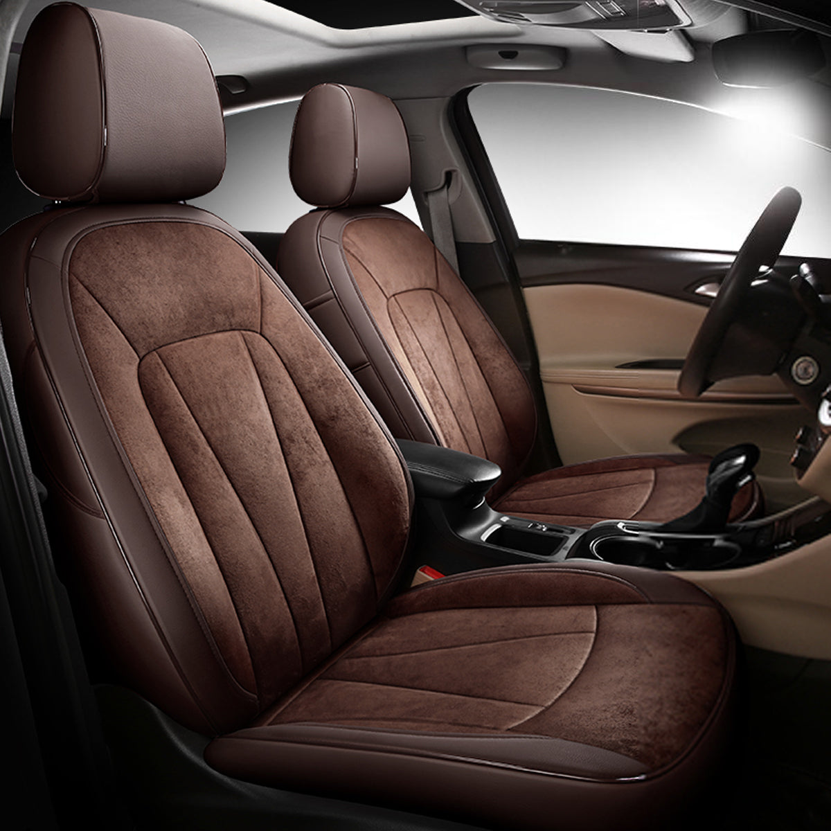 Buickビュイック専用 高級スエードシートカバー 防水防汚 手触り抜群 4色 オーダーメイド 専用シートカバー - 防水5層構造 | iCarCompanion