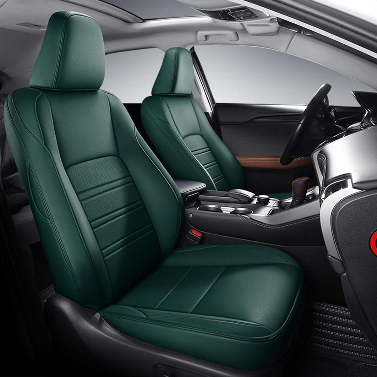 シートカバー JUSTFIT保証 オーダーメイド 12色レザー 防水 軽/普自動車 SUV 専用シートカバー - 防水5層構造 | iCarCompanion