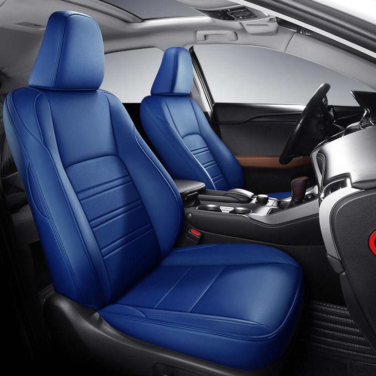 シートカバー JUSTFIT保証 オーダーメイド 12色レザー 防水 軽/普自動車 SUV 専用シートカバー - 防水5層構造 | iCarCompanion
