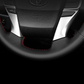 TOYOTA トヨタ 本革 編み込み式 ハンドルカバー オールシーズン  おしゃれ 38cm 専用ハンドルカバー | iCarCompanion