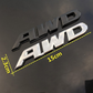 スバル AWD V6 ロゴ ボディ エンブレム