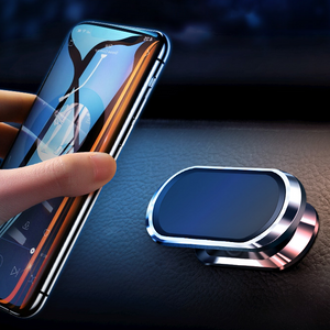 スマホホルダー 車 携帯ホルダー 貼り付けタイプ 全機種 電波干渉なし 自由回転 合金の商品画像 1