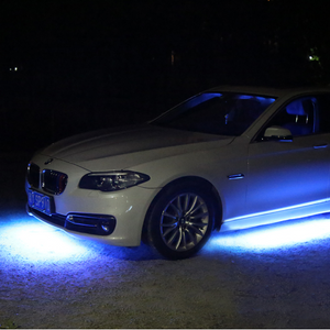 アンダーライト 車 RGB ロックライト 4個セット リモコン付き ボタンスイッチ付き 多機能 車外装飾 車のシャーシ装飾用 防水 おしゃれ