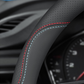 HONDA ホンダ 本革 高級感 ハンドルカバー スポーツ風 手触りよし 取り付け簡単 35~40CM 専用ハンドルカバー | iCarCompanion