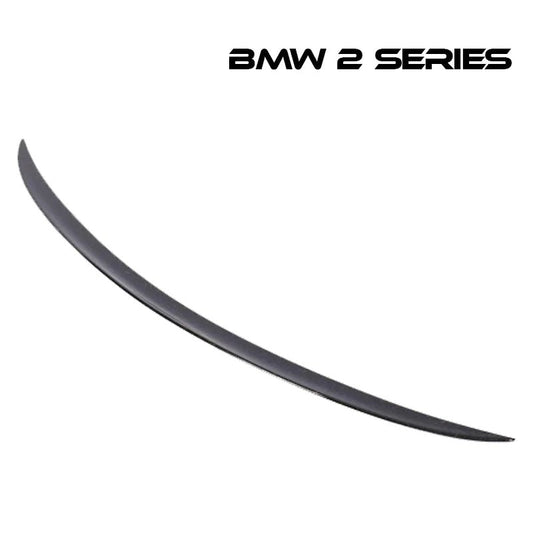 リアスポイラー BMW 2シリーズ 14 - 17年式 カーボンファイバー 貼り付け装着 - iCarCompanion