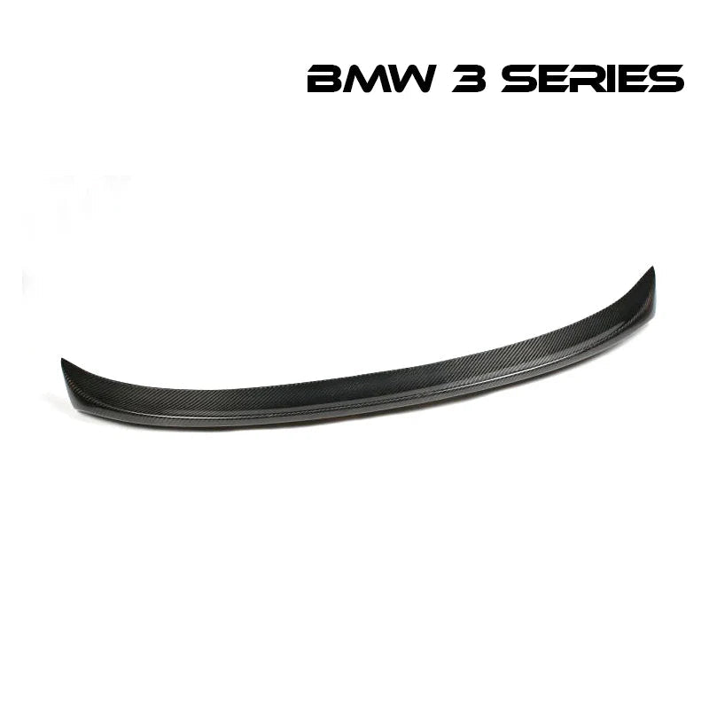 リアスポイラー BMW 3シリーズ E92 M TECH 06 - 12年式 カーボンファイバー 貼り付け装着 - iCarCompanion