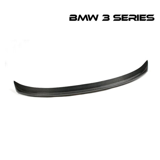 リアスポイラー BMW 3シリーズ E92 M TECH 06 - 12年式 カーボンファイバー 貼り付け装着 - iCarCompanion
