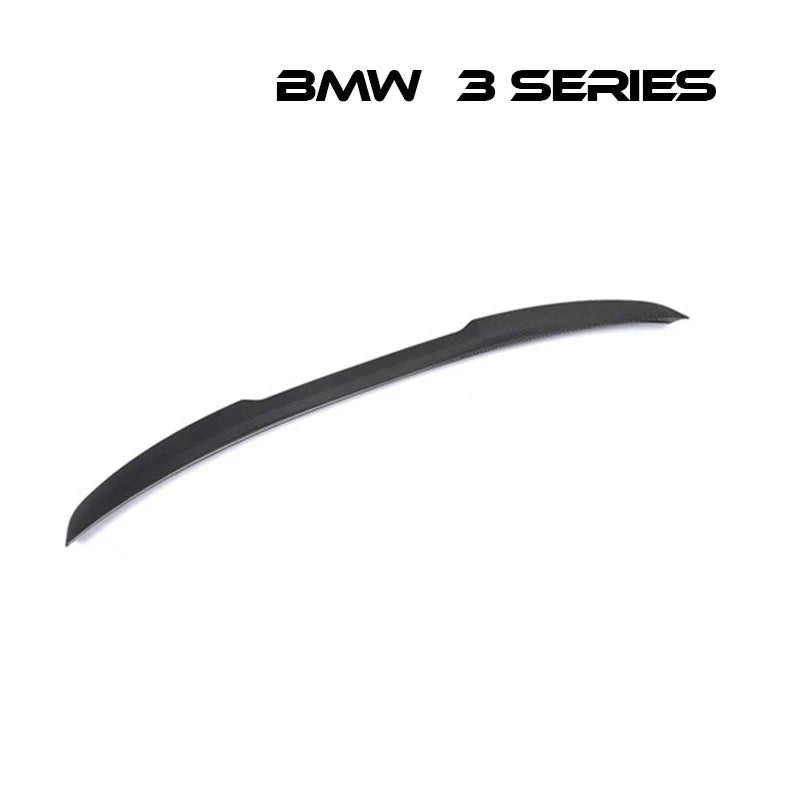 リアスポイラー BMW 3シリーズ F30 F80 M3 13 - 18年式 カーボンファイバー 貼り付け装着 - iCarCompanion
