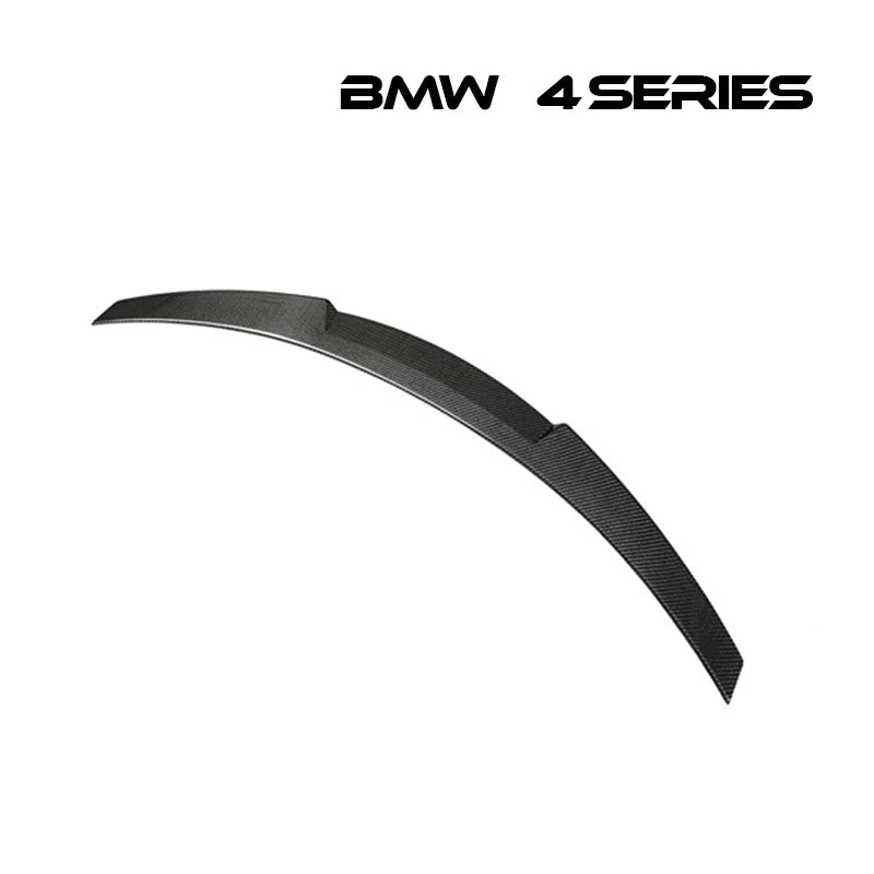 リアスポイラー BMW 4シリーズ F82 M4 14 - 18年式 カーボンファイバー 貼り付け装着 - iCarCompanion