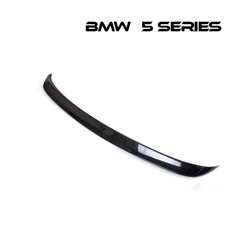リアスポイラー BMW 5シリーズ E60 全年式対応 カーボンファイバー 貼り付け装着 - iCarCompanion