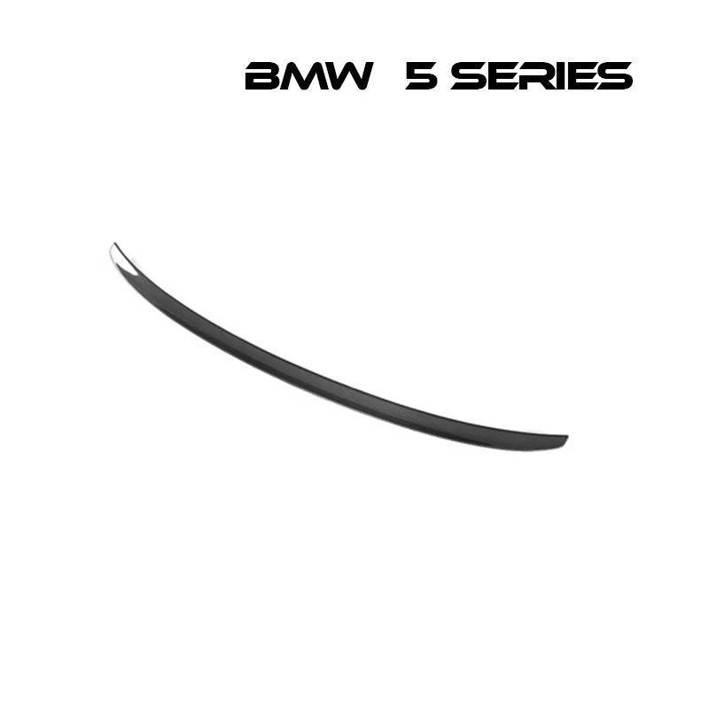 リアスポイラーBMW 5シリーズ G30 17 - 18年式 カーボンファイバー 貼り付け装着 - iCarCompanion