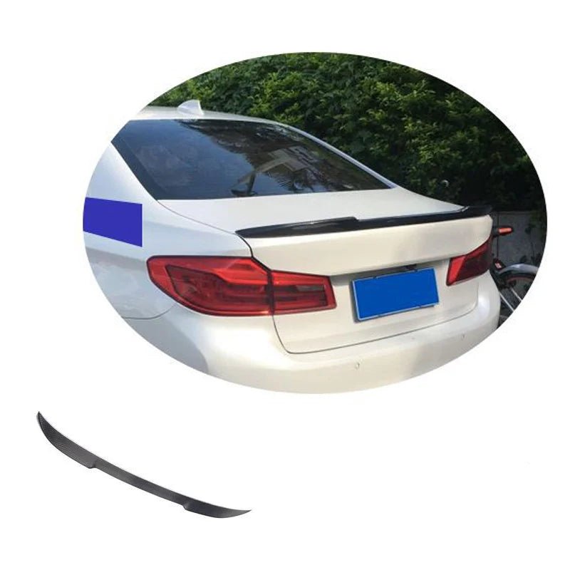 リアスポイラーBMW 5シリーズ G30/G38 17 - 19年式 カーボンファイバー 貼り付け装着 - iCarCompanion