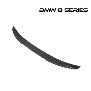 リアスポイラー BMW 8シリーズ G16 18 - 21年式 カーボンファイバー 貼り付け装着 - iCarCompanion